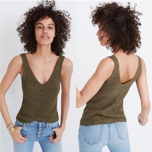 Madewell Monterey Sweater Tank Sz M